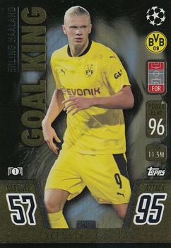 2021-22 Topps Match Attax Champions & Europa League - Exclusive Edition #EE1 Erling Haaland Front