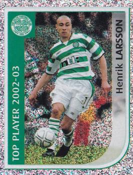 2002-03 Panini Scottish Premier League #206 Henrik Larsson Front