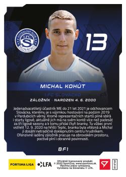 2021-22 SportZoo Fortuna:Liga - Bright Future #BF1 Michal Kohut Back