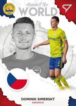 2021-22 SportZoo Fortuna:Liga - Against the World #AW03 Dominik Simersky Front