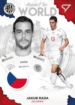 2021-22 SportZoo Fortuna:Liga - Against the World #AW18 Jakub Rada Front