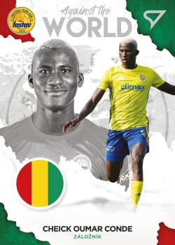 2021-22 SportZoo Fortuna:Liga - Against the World #AW32 Cheick Conde Front