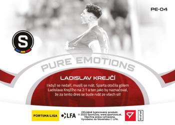 2021-22 SportZoo Fortuna:Liga - Pure Emotions #PE-04 Ladislav Krejci Back