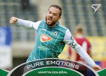 2021-22 SportZoo Fortuna:Liga - Pure Emotions #PE-10 Martin Dolezal Front