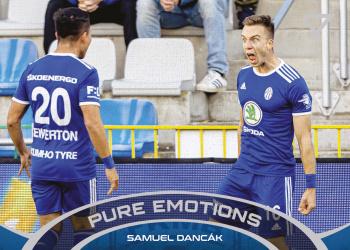 2021-22 SportZoo Fortuna:Liga - Pure Emotions #PE-13 Samuel Dancak Front
