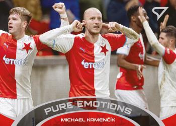 2021-22 SportZoo Fortuna:Liga - Pure Emotions #PE-16 Michael Krmencik Front