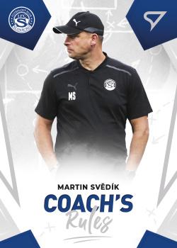 2021-22 SportZoo Fortuna:Liga - Coach's Rules #CR01 Martin Svedik Front
