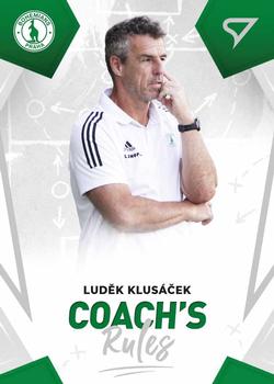 2021-22 SportZoo Fortuna:Liga - Coach's Rules #CR03 Ludek Klusacek Front