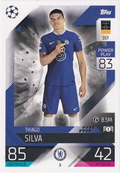 2022-23 Topps Match Attax UEFA Champions League & UEFA Europa League #3 Thiago Silva Front