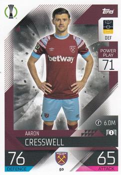 2022-23 Topps Match Attax UEFA Champions League & UEFA Europa League #50 Aaron Cresswell Front