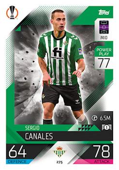 2022-23 Topps Match Attax UEFA Champions League & UEFA Europa League #275 Sergio Canales Front
