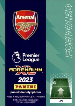 2023 Panini Adrenalyn XL Premier League #44 Gabriel Martinelli Back