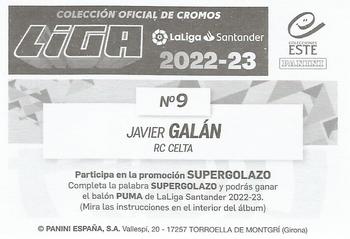 2022-23 Panini LaLiga Santander Este Stickers #9 Javi Galan Back