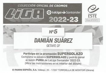 2022-23 Panini LaLiga Santander Este Stickers #5 Damián Suárez Back