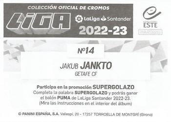 2022-23 Panini LaLiga Santander Este Stickers #14 Jakub Jankto Back