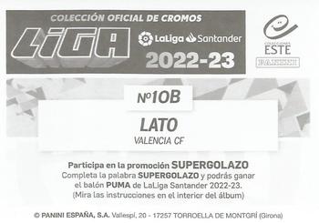 2022-23 Panini LaLiga Santander Este Stickers #10B Toni Lato Back