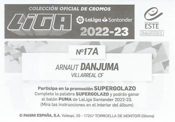 2022-23 Panini LaLiga Santander Este Stickers #17A Arnaut Danjuma Back