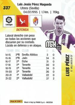 2022-23 Panini Megacracks LaLiga Santander #337 Luis Perez Back