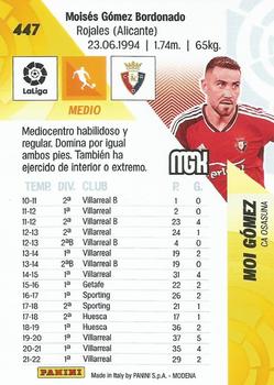 2022-23 Panini Megacracks LaLiga Santander #447 Moi Gómez Back
