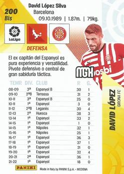 2022-23 Panini Megacracks LaLiga Santander #200 Bis David López Back