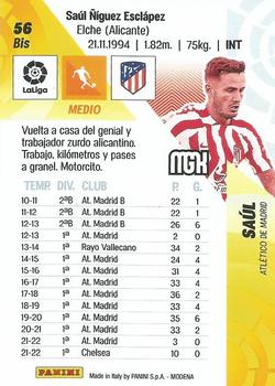 2022-23 Panini Megacracks LaLiga Santander #56 Bis Saúl Back