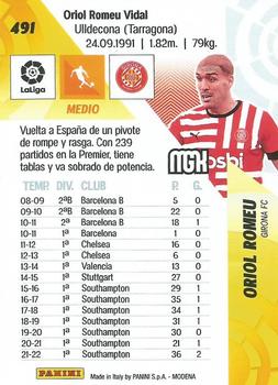 2022-23 Panini Megacracks LaLiga Santander #491 Oriol Romeu Back