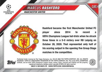 2022 Topps UEFA Champions League International Trading Card Day #CLBC-4 Marcus Rashford Back