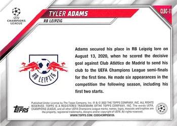 2022 Topps UEFA Champions League International Trading Card Day #CLBC-11 Tyler Adams Back