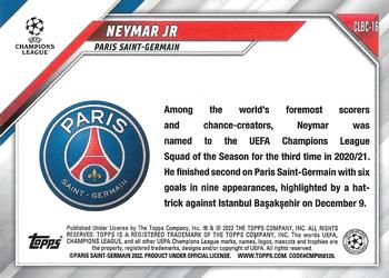 2022 Topps UEFA Champions League International Trading Card Day #CLBC-16 Neymar Jr Back