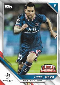 2022 Topps UEFA Champions League International Trading Card Day #CLBC-19 Lionel Messi Front