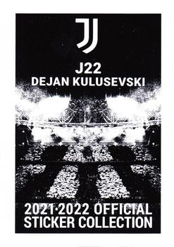 2021-22 Euro Publishing Juventus Official Sticker Collection - Cards #J22 Dejan Kulusevski Back