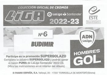 2022-23 Panini LaLiga Santander Este Stickers - ADN Hombres Gol #6 Ante Budimir Back