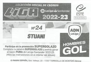 2022-23 Panini LaLiga Santander Este Stickers - ADN Hombres Gol #24 Cristhian Stuani Back
