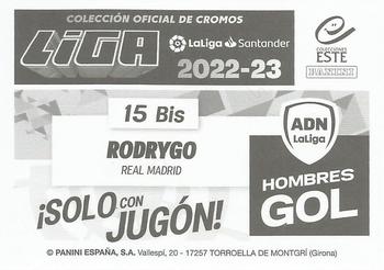 2022-23 Panini LaLiga Santander Este Stickers - ADN Hombres Gol #15 bis Rodrygo Goes Back