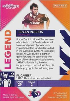 2023 Panini Adrenalyn XL Premier League - Legend #NNO Bryan Robson Back