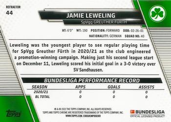 2021-22 Topps Chrome Bundesliga - Refractors #44 Jamie Leweling Back