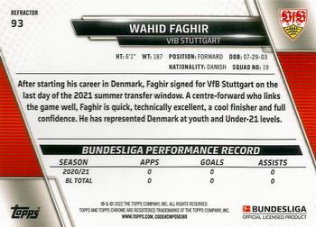 2021-22 Topps Chrome Bundesliga - Refractors #93 Wahid Faghir Back