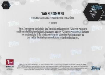 2022-23 Topps Now Bundesliga German #29 Yann Sommer Back