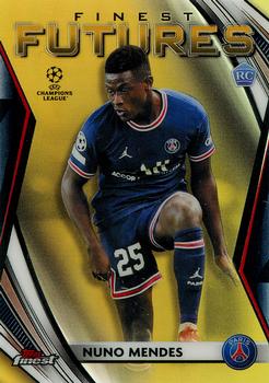 2021-22 Finest UEFA Champions League - Finest Futures Gold #FF-7 Nuno Mendes Front