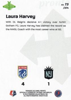2022 Parkside NWSL Pronto #73 Laura Harvey Back