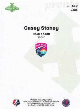 2022 Parkside NWSL Pronto #132 Casey Stoney Back