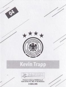 2022 Panini FIFA World Cup: Qatar 2022 Stickers DFB Team Germany #04 Kevin Trapp Back