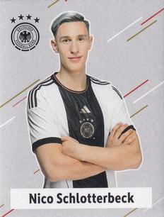 2022 Panini FIFA World Cup: Qatar 2022 Stickers DFB Team Germany #08 Nico Schlotterbeck Front