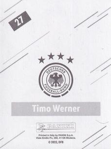 2022 Panini FIFA World Cup: Qatar 2022 Stickers DFB Team Germany #27 Timo Werner Back