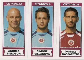2010-11 Panini Calciatori Stickers #505 Andrea Pierobon / Simone Villanova / Daniele Gasparetto Front