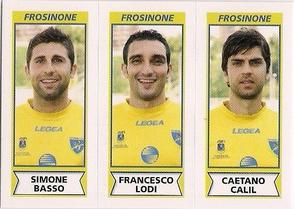 2010-11 Panini Calciatori Stickers #532 Simone Basso / Francesco Lodi / Caetano Calil Front