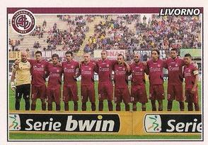 2010-11 Panini Calciatori Stickers #542 Squadra AS Livorno Calcio Front
