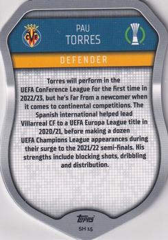 2022-23 Topps Match Attax UEFA Champions League & UEFA Europa League - Pro Elite #SH 15 Pau Torres Back