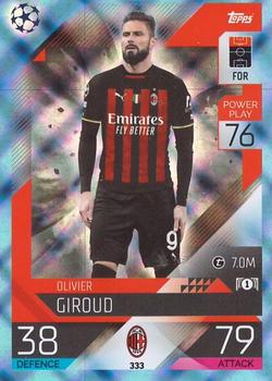 2022-23 Topps Match Attax UEFA Champions League & UEFA Europa League - Crystal #333 Olivier Giroud Front