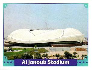 2022 Panini FIFA World Cup: Qatar 2022 Stickers (Blue Fronts w/ White Border) #FWC9 Al Janoub Stadium Front